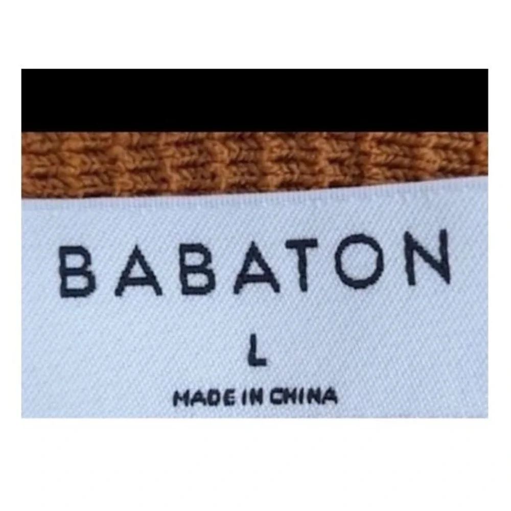 Babaton Sculpt Knit Criss-Cross Dress (Dark Mustard, Size L):